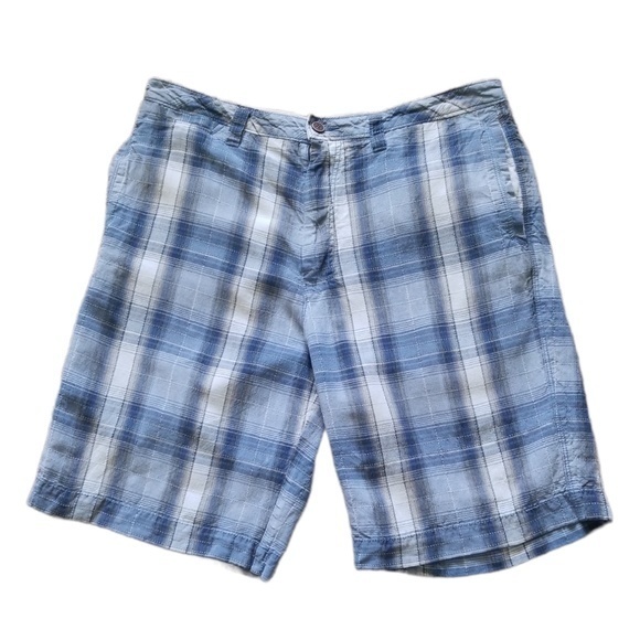 Tommy Bahama Other - Tommy Bahama Men's Linen‎ Silk Plaid Shorts Sz. 34